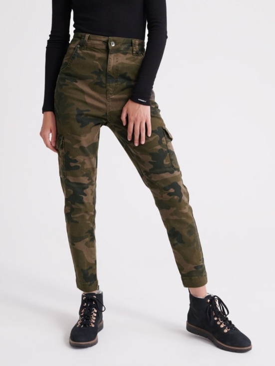 Denim&Co Denim - 90's Cargo Pants Brown and Olive Camo Cargo Pants